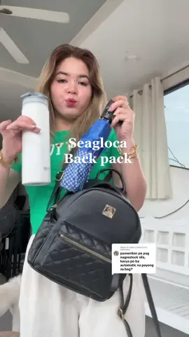 Replying to @byby Collection it’s super spacious!! 🥰🤍 #seaglocaph #seaglocabackpack #fyp 
