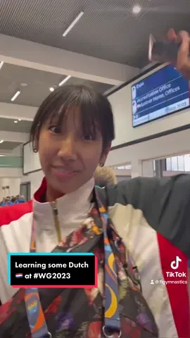 It’s day 4️⃣ at the World Gymnaestrada and we wondered if the participants speak a little Dutch 🇳🇱 by now… 🧐 Well, you guys impressed us 🧡🙌 #WG2023 #BeAmazed #WorldGymnaestrada #gymnastics #languagechallenge #Dutch #dutchwords 