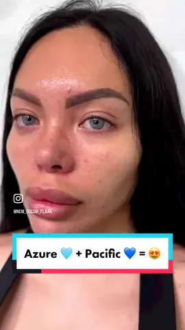 Eye color change using the FLAAK Pro® technique, the most advanced and natural keratopigmentation ☝🏼 Azure + Pacific 💙🩵 Do you dream about changing the colour of your eyes? Send us a PM 💌