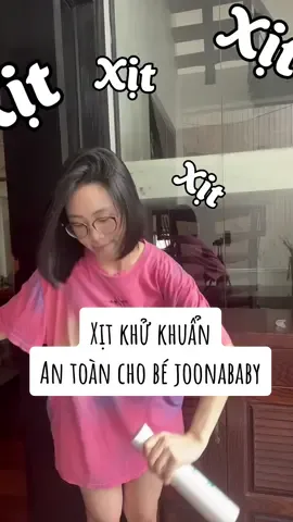 Xịt khử khuẩn Baby Fresh An toàn cho bé - chai xịt xịn sò lắm nha mn, có nút khoá an toàn luôn cơ ý  #Joonababy 