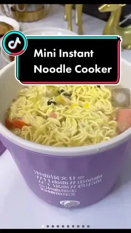 Mini Multifunctional Instant Noodle Hot Pot Portable Electric Cooker! #gengracun #racuntiktok #cooker #instantnoodles 