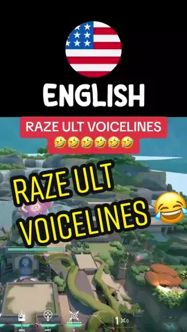 Raze ult voicelines, korean one is sooo kawaiiii #Valorant #valorantfunny #valorantclip #valorantgaming 