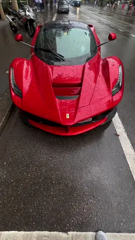 LaFerrari in the rain                                       #ferrari #laferrari #carspotting #edit #viral #viralvideo #trending #jdmaest #xyzbca #foryou #fyp 