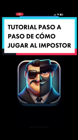 Tutorial paso a paso de cómo jugar al impostor #erasmus #appgame #drinkinggame #appparty #onlinegaming #onlinegames #newgames #erasmusapp #gameparty #multiplayer #impostor #blanco #familygames #wordsgame 