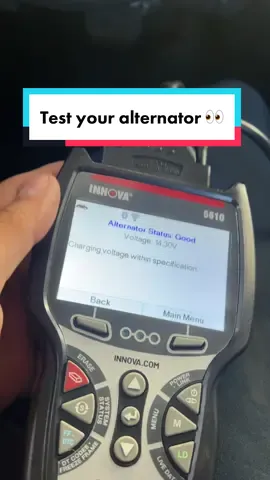 Check your battery with this scan tool. Or you could get a seperate battery tester #mechanic #autotech #innova #mechanictiktok #toolstoday #dealership #cartiktok #scantool #automotive #snapon #automotivetech 