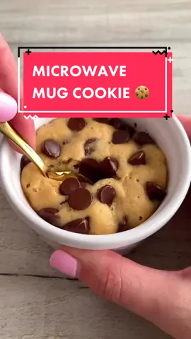 Microwave Mug Cookie 🍪  Follow for more #cookie #mugcookie #mugcake #chocolatechipcookies #mugcakerecipe #microwaverecipes #EasyRecipes #dormrecipes #quickrecipes #5minrecipes #dessert #dessertideas #afterschoolsnack #snackideas #fyp #viral #xyzbca 