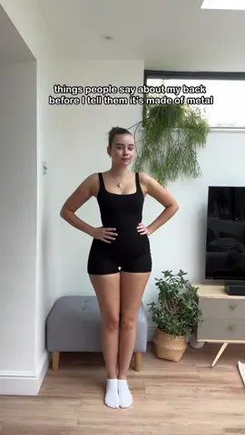 3 in 100 people have scoliosis!! its shocking how little people know about it  #scoliosis #scoliosisawareness #scoliosissurgery #spinalfusion #spinalfusionscar 