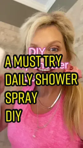 Diy daily shower spray with jet dry. Helps keep your shower cleaner. The is a easy was to cut time on cleaning. Jet dry help water to run off and mineral deposits & alchol help water to dry up. #cleanshower#cleaningtips#cleanhacks#cleansnob#tiktokshop