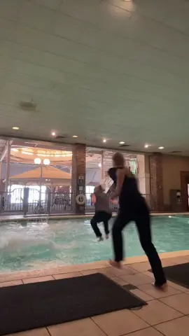 After work vibes! #work#hotel#coworkers#swimming