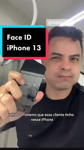 Acompanhe como é feita a troca do “face id” no iPhone 13. Nossa empresa não é autorizada Apple e não representamos a Apple, somos fornecedores independentes de reparo. #longervideos #assistenciatecnica #fabiopoe