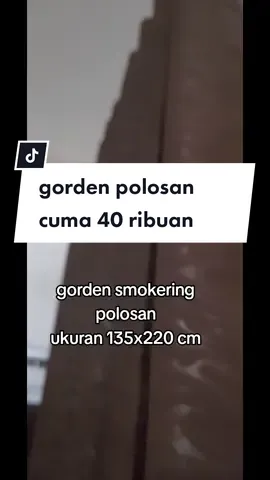 gorden polos embos harga cuma 40 ribuan  ambil paket lebih murah  #gordenserut #gordenpintu #gordenpolos #gorden polos mewah elegan glosi #gorden polos pekanbaru #gordenpolosembos #gordenkatun #girdenkatunmurah 