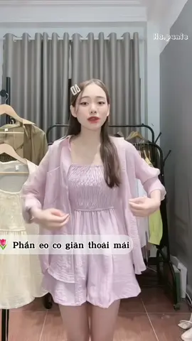 🌷🌷 Set jum 2 dây quần đùi kèm áo khoác sơ mi form rộng, chất liệu voan tơ nhăn và lót lụa bên trong, mặc sẽ không dặm ngứa. Bảng màu thì quá là xinh luôn nha #aoxinh #goclamdep #reviewquanao #muataitiktok #hapunie 