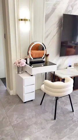 Rekomendasi Meja Rias Lampu Cermin Aestetik Minimalis, Mau? Klik di keranjang kuning ya #mejarias #mejariasminimalis #mejariasaesthetic #mejariaslampu 