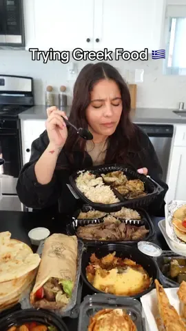 Tryibg Greek food 🇬🇷 #greekfood #greek #greece #foodcritic #honestreview 