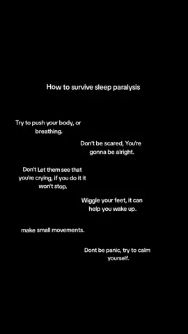 Tips on How to survive Sleep Paralysis, Ib : Fyp/Tag - #ForYouPage #blowthisup #TzuyuStan #Mayuriz_minz_st #fyp #fypthis #Tips #howtosurvive 