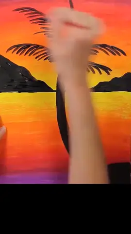 How to Draw and Watercolor Paint a Palm Sunset Silhouette for Kids #drawingforkids #paintingforkids #artclassforkids #artprojectforkids #artlessonforkids #easyartproject #paintingforbeginners #drawingforkids #drawingforbeginners #temperapainting #easyartclass #messyart #kidsdiy #kidscraft