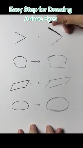easy step for Drawing Anime Eyes #drawing #fyp #foryou #creatorportal 