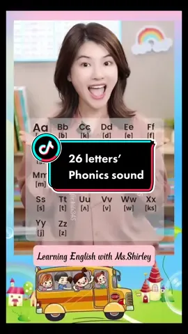 phát âm của 26 chữ cái #hoctienganh #tienganh #phonics #hoctienganhmoingay #LearnOnTikTok #tienganhgiaotieponline #tienganhgiaotiep 