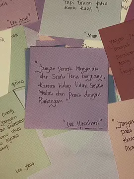 suka banget sama kata kata ini #haechan #nct #nctdream #katakatamotivasi #motivasi #nct #fypシ #fyp #4u #epyepe #bismillahfyp 