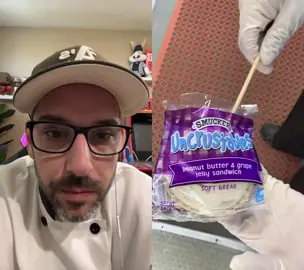 #duet with @BEEF BOY 🥩 unstoppable, undeniable, uncrustable #peanutbutterjelly #chef #chefreactions #fyp 
