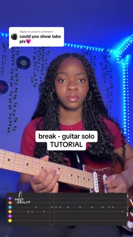 Replying to @essie Break - Alex G l Tabs from @Fret Zealot #beccasmelodies #alexg #alexgbreak #guitartabs #fretzealot #guitartutorial #fyp 