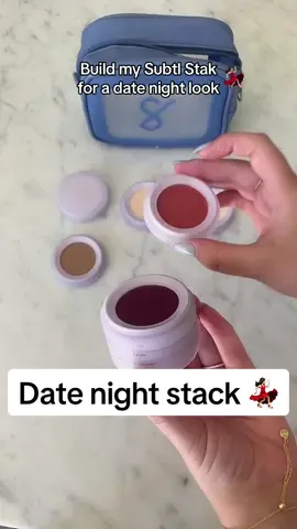Build my subtl stak with me for a date night look! ##stackablemakeup##subtlstak##makeupstack##subtlstack##subtlbeauty##cleanmakeup