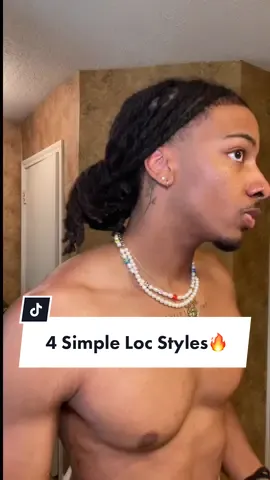 4 Easy Loc Styles 🔥🫡 #locstyles #dreadlockstyle #mensdreadstyles #dreadstyles #locs #dreadlocks 