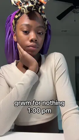 grwm for nothing!! kinda posted this late but here is a pretty long video!! #foryoupage #blackgirlgrwm #foryou #grwm #beauty #skincare #makeup #fyp #fy #fypシ #viral #viralvideo #blowthisup #fypdoesntwork #xyzbca #fypシ゚viral 