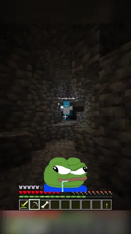 i think tucker is messing with me @tinymacdude #Minecraft #youtube #minecraftfunny #cheappickle
