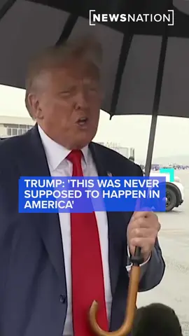 #DonaldTrump spoke out following his arraignment, saying the case against him is 