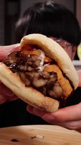 Maitake chicken burger 🍔