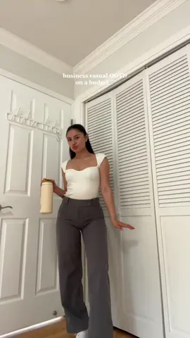 Around $130 for the entire fit 🫶🏼 #OOTD #businesscasualootd #businesscasualoutfits #summerootd #fitchec #styleinspo 