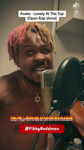 Asake - Lonely At The Top ( Open Rap Verse ) Rap Freestyle #openverse #rapverse #lonelyatthetop #asake #fikkybaddman 
