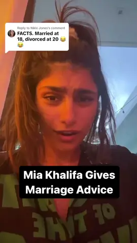 Mia Khalifa shares her thoughts on marriage. Do yall agree? 👀