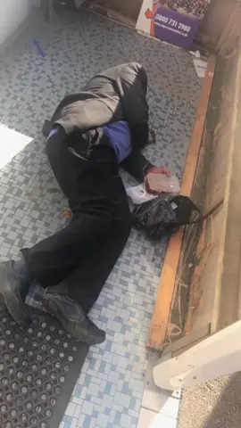 #npc falls alseep on the job💤 His boss will not be happy😂 #npcinreallife #fypシ #npcencounters 