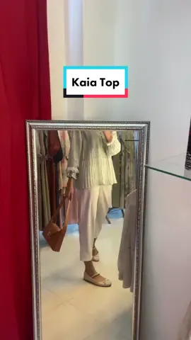 How to style #01 Kaia Top in Mint🍃 #OOTD #howtostyle #ootdhijab 