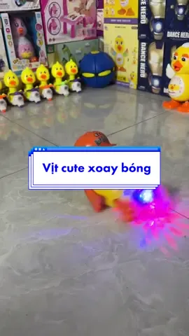 Vịt cute xoay bóng có nhạc đèn vui nhộn #trending #dochoizakumi #xuhuong #zakumidochoitreem #lenxuhuong #xh #cuterobot 