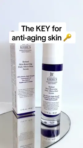 Kunci untuk early anti-aging 🤩🔐#Kiehlsid #Retinol #Pakekiehls #Antiaging #Skincare 