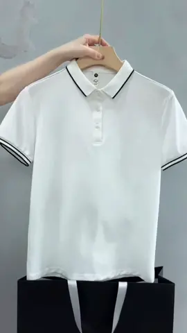 Classic white polo shirt, breathable and comfortable#fyp #poloshirt #OOTD #foryou #handsomeboy #fashiontiktok #menpoloshirt #2023 #whitepoloshirt 