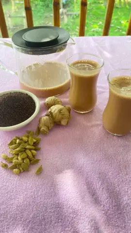 Mga OFW sa middles east! Alam na this! Libre lang ito sa opisina dati ngayon niluluto ko na. Karak Chai 🫖 (strong tea) ##chai #karakchai #fyp #nativehomecooking #tiktokfood #foodiesoftiktok #cravings                          Ingredients: . 1 cup water . 1 cup milk (evaporated or full fat) . Half inch ginger . 4 pods cardamom  . 2 tbsp loose black tea or 3 tea bags . 2 tbsp sugar How to: In a pot, pour water, milk, you can use evaporated or fresh milk. Add the half inch piece of ginger cut up and the ground cardamom. Bring this up to a boil. Stir once in a while. Add 2 tbps loose tea and 2 tbps sugar.  Wait for entire liquid to boil for 2 mins and then strain. 