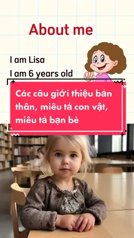 Cùng miêu tả con vật, bạn bè và giới thiệu bản thân nhé #tienganhtreem #tienganhchobe #englishforkids #learnenglishdaily #englishspeaking #englishtips #englishclassonline #lemontree 