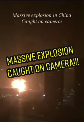 Aug 12th, 2015 In Tianjin, China A massive explosion sends a huge fireball up into the sky! #explosion #tnt #fire #boom #fireball #china 