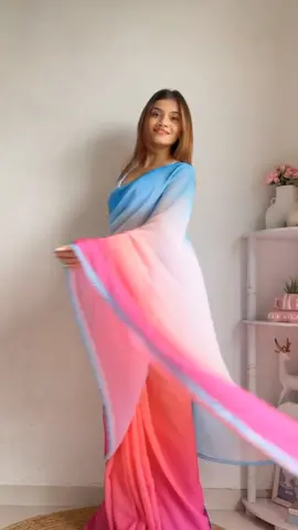 PREBOOKING AVAILABLE FOR THIS BEAUTIFUL ALIA BHATT INSPIRED FAUX GEORGETTE LACED SAREE!! 🌸 5.5 METRE SAREE WITH 0.80CM UNSTITCHED BLOUSE!!!  FABRIC: FAUX GEORGETTE!!