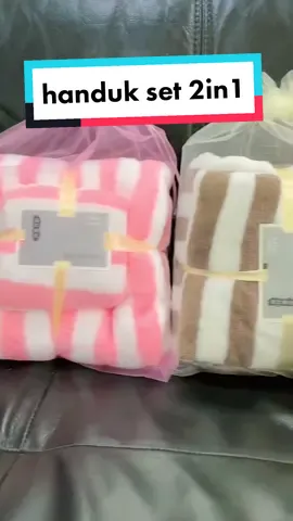 handuk set 2in1 motif garis!!!!!  #handukmurah #handukset2in1 #handwashchallenge #barangunik #barangberfaedah #multifunction #alatviral #murahbanget #diskon #fypシ #fypシ゚viral #fyp 