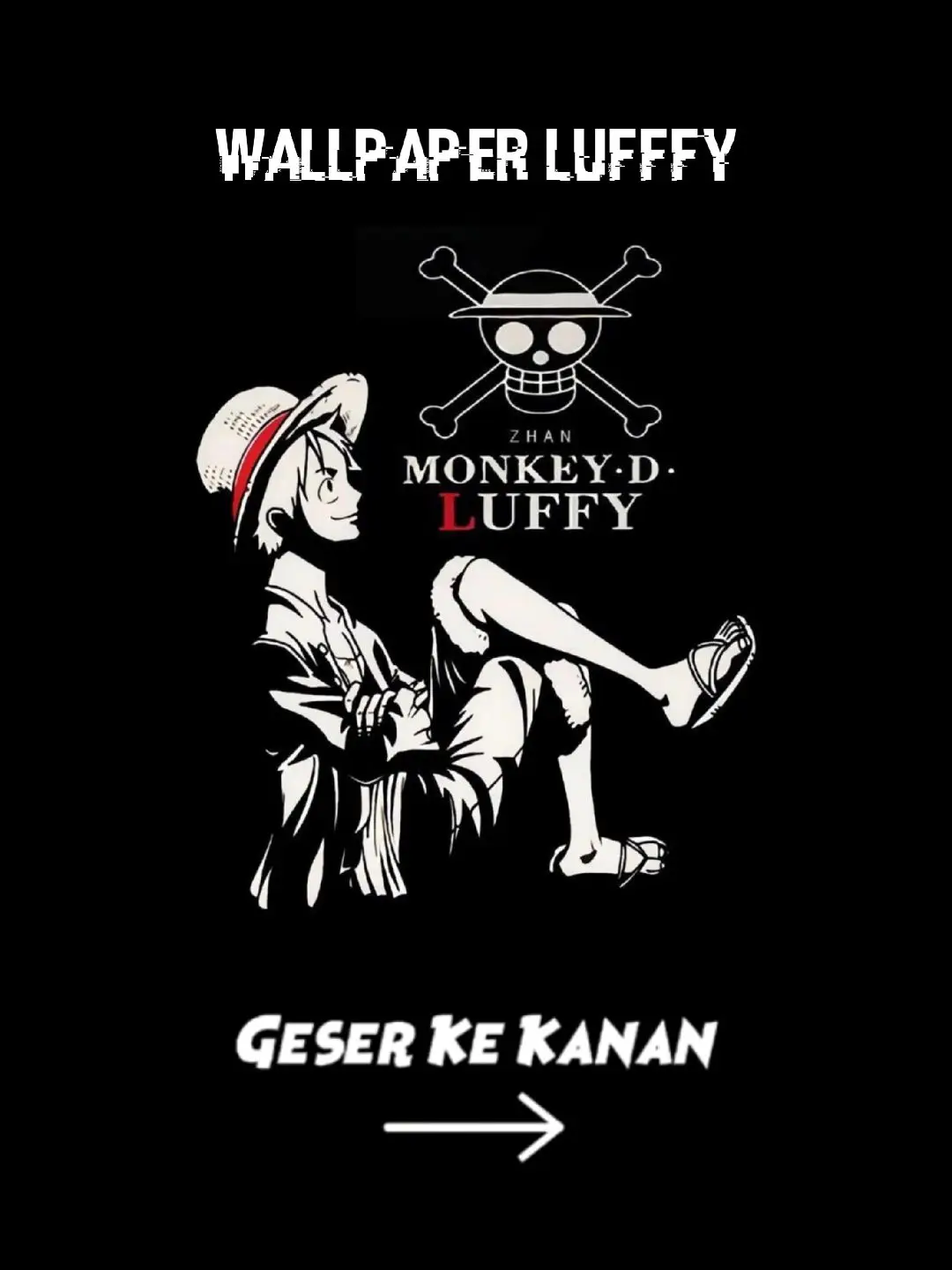 Bahan Wallpaper mu bolo versi lufy Snack man #luffyonepiece #lufy #luffysnackman #wallpaperluffy 