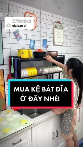 Trả lời @user2679633057856 Kệ bát đĩa đa năng ở đây ạ. #xuhuong #vairal #giadungtienloi #giadungthongminh 