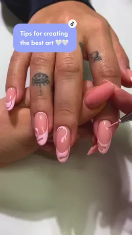 You got this, I believe in you 💞 P.S l'm using the 'ON POINT' brush from the @NUKA NAILS Go-To Brush Set which is launching super soon so keep ur eyes peeled! 😆 #nailadvice #pinknails #watchmework 