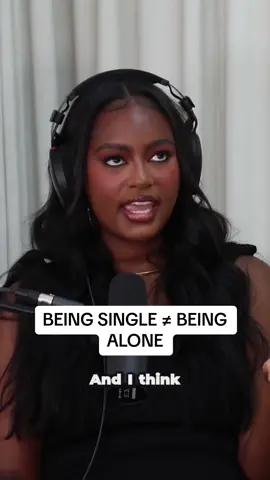 Youre not alone 🤗 tag a bestie who is always there for you! We loved this convo with @khaylah about how to decenter romance and embrace love in all relationships. Listen wherever you find podcasts. #relationshipstatus #aloneversuslonely #decenterromance #relationships #community #Love #friendship