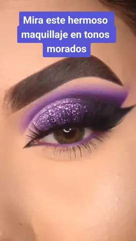 MAQUILLAJE en tono MORADO 😍💜✨️ #makeup #tipsdebelleza #tendenciamaquillaje #maquillajetutorial #tutorialsmakeup #maquillajedeojos #fypシ 