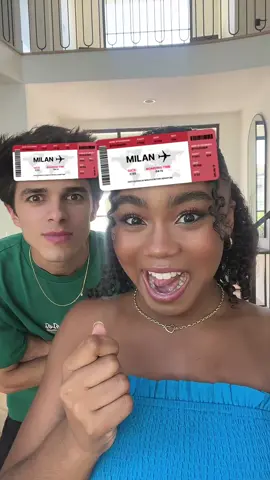 Looks like im going to Milan!! 🤭💙@Brent Rivera 